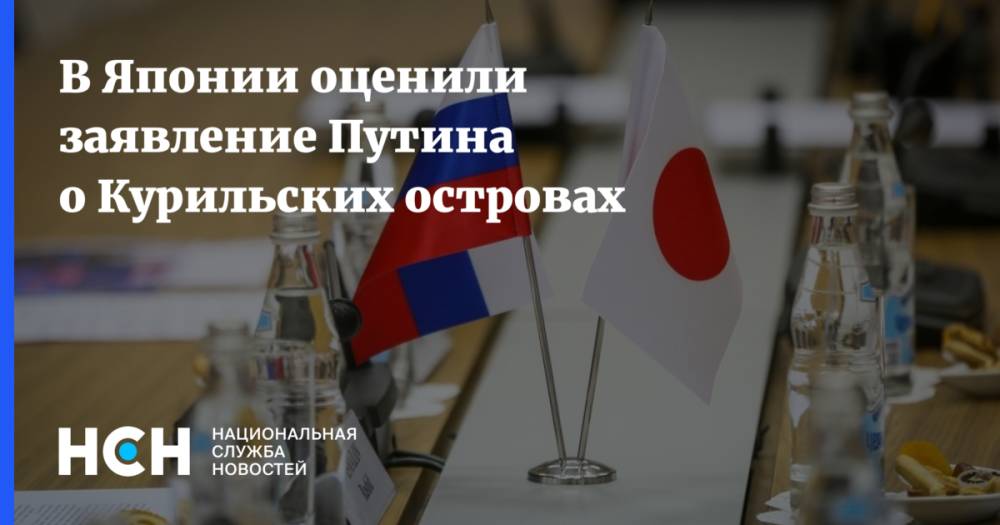 В Японии оценили заявление Путина о Курильских островах