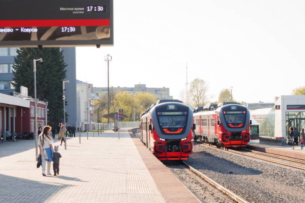 В Ивановской области запустят два новых пригородных поезда