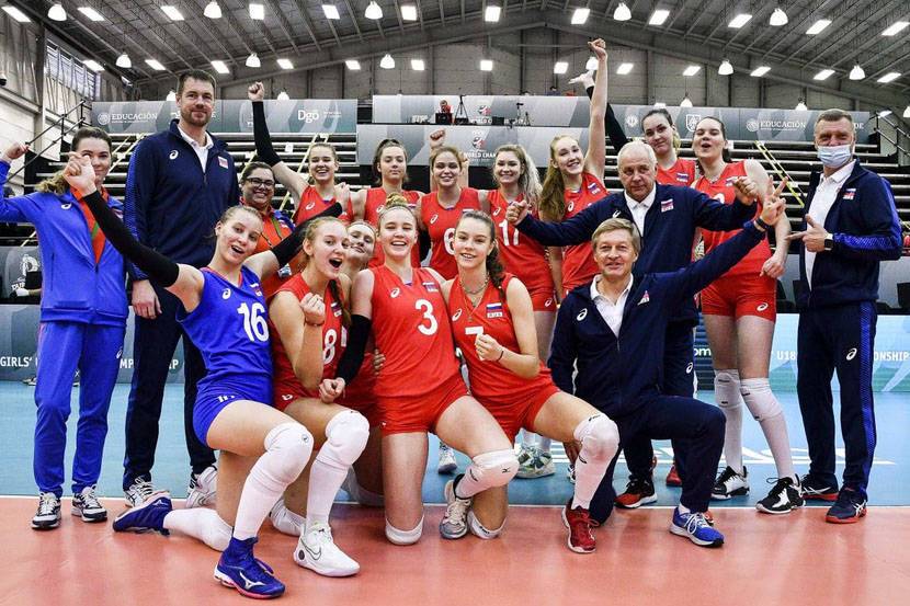 Женская сборная России стала победителем юниорского чемпионата мира по волейболу