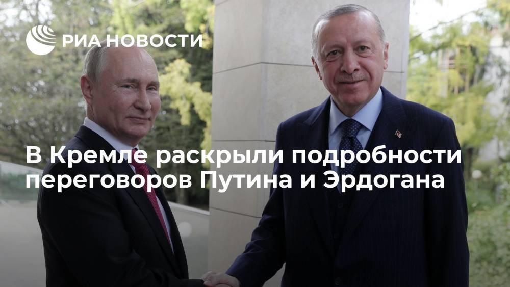 Песков назвал прошедшие переговоры Путина и Эрдогана полезными и своевременными