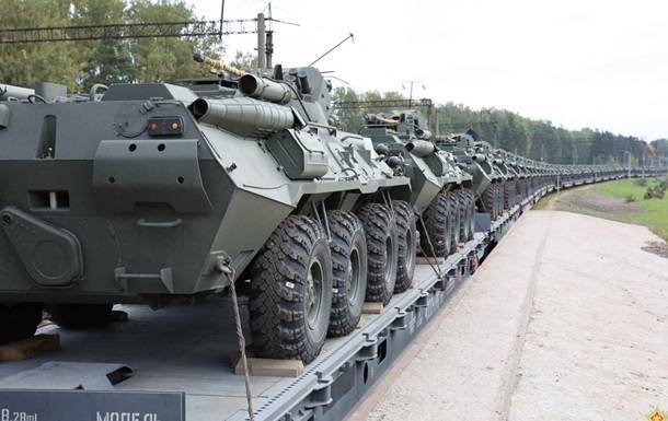 Россия начала поставки БТР-82А в Беларусь