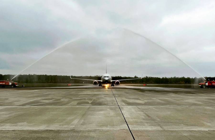 Авиакомпания «Россия» выполнила первый рейс в Хургаду из Воронежа