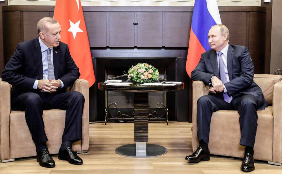 Песков сообщил подробности переговоров Путина и Эрдогана