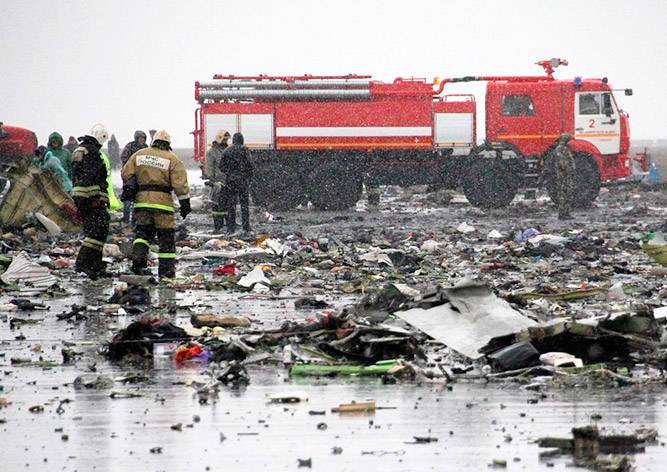 МАК назвал причину крушения Boeing в Ростове-на-Дону