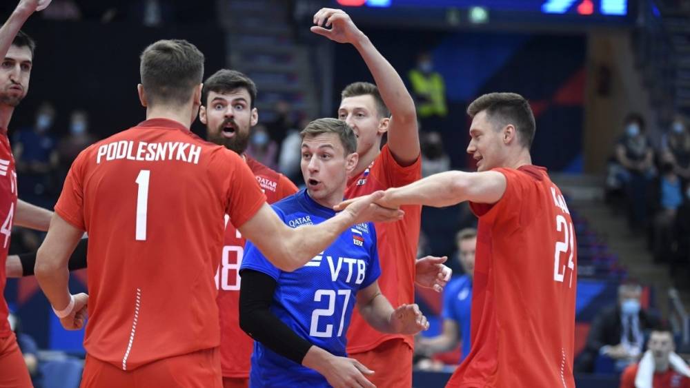 Сборная России по волейболу обыграла финнов в матче третьего тура чемпионата Европы
