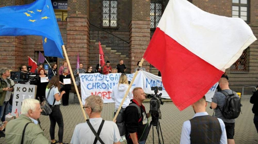 В польском Вроцлаве заробитчане вышли на протесты из-за убийства украинца полицейскими