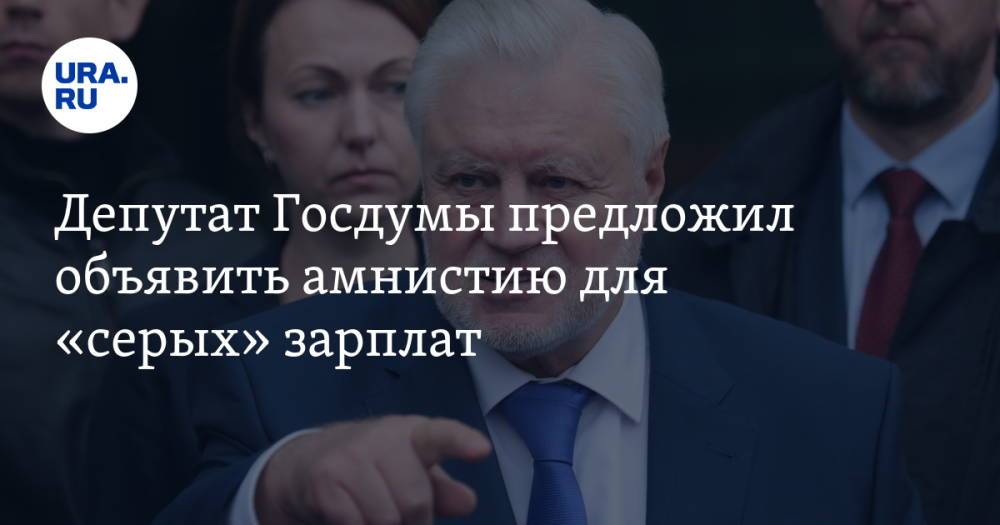 Депутат Госдумы предложил объявить амнистию для «серых» зарплат