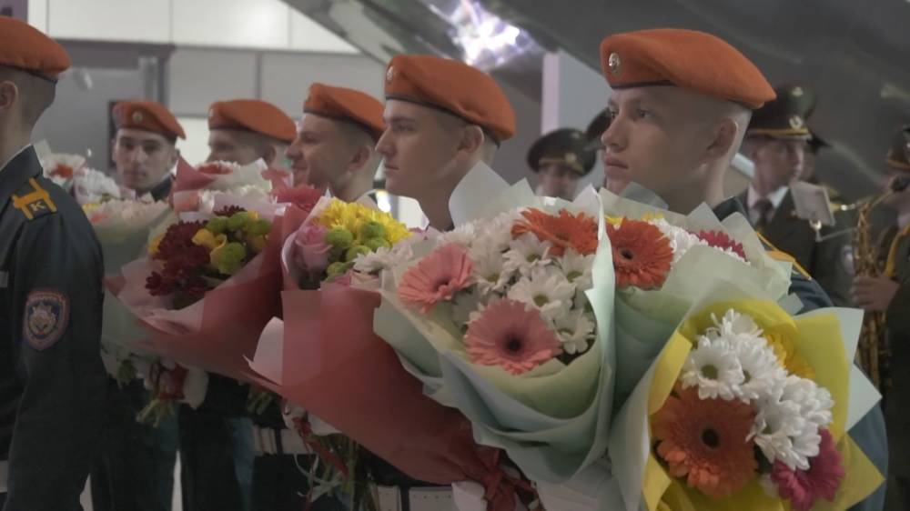 Чемпионы мира по пожарно-спасательному спорту вернулись в Минск