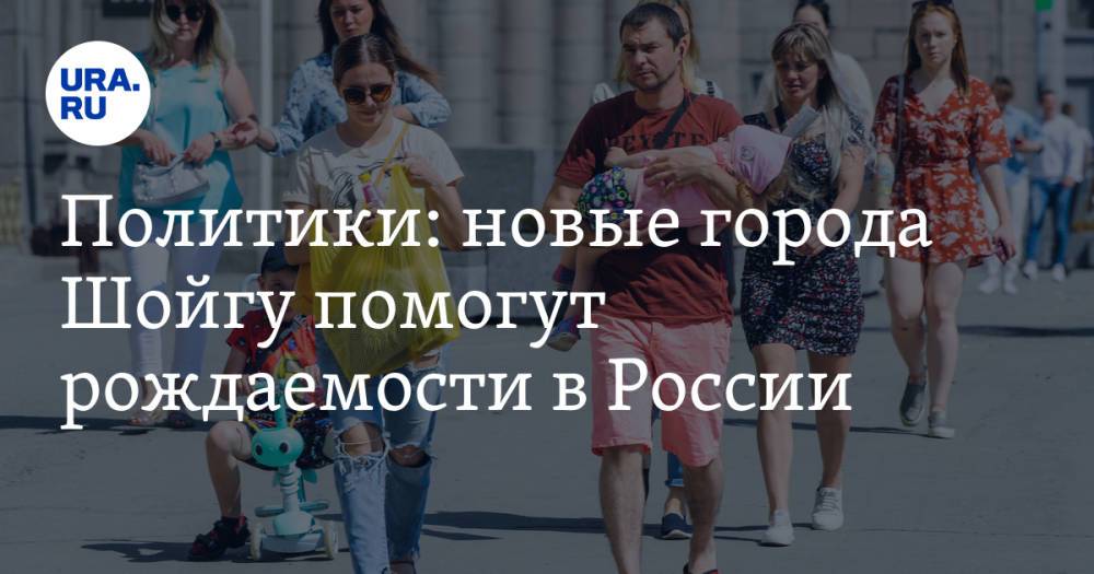Политики: новые города Шойгу помогут рождаемости в России
