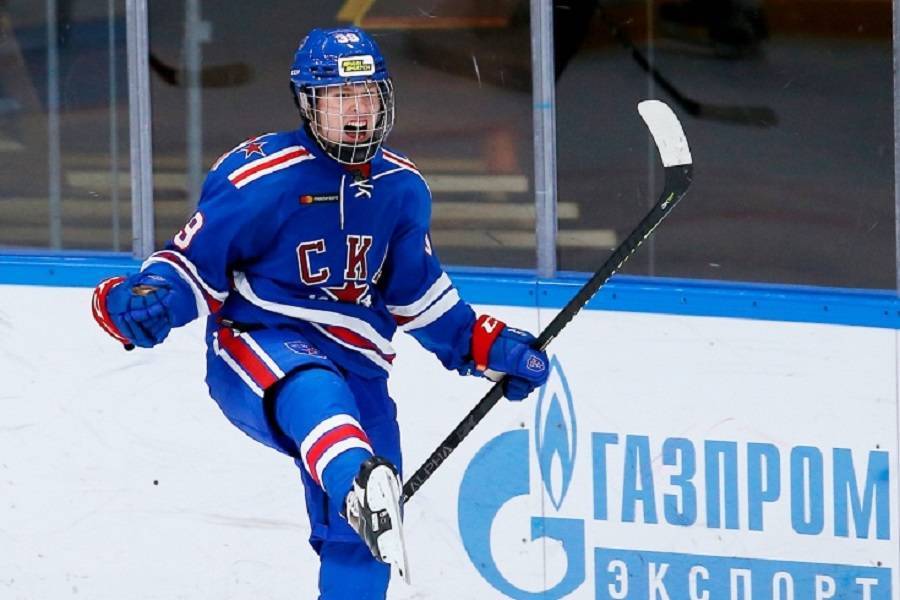 16-летний Мичков стал третьим по возрасту автором дубля в матчах КХЛ