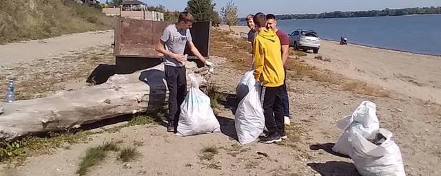 Новосибирцы из Огурцово и ОбьГЭС провели экоакцию «Чистый берег»