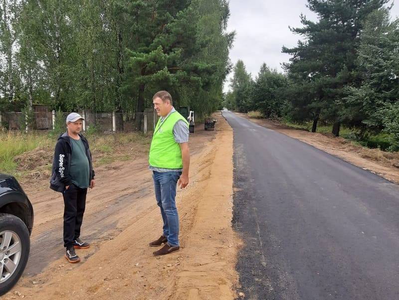 ОНФ добился ремонта подъездной автодороги к смоленской деревне Ракитня-2