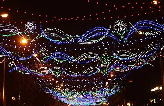 Нижний Новгород украсят световой иллюминацией до 20 декабря