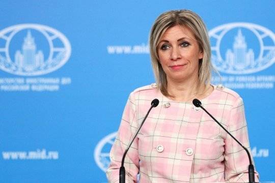 Захарову возмутила реакция Запада на диверсию в Крыму
