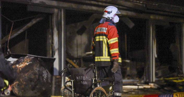 Пожар в ковидной больнице Северной Македонии, среди погибших - больные и медперсонал