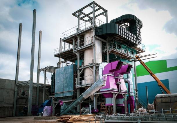 «Лузалес» ведет активное строительство мини-ТЭЦ на биотопливе в Сыктывкаре