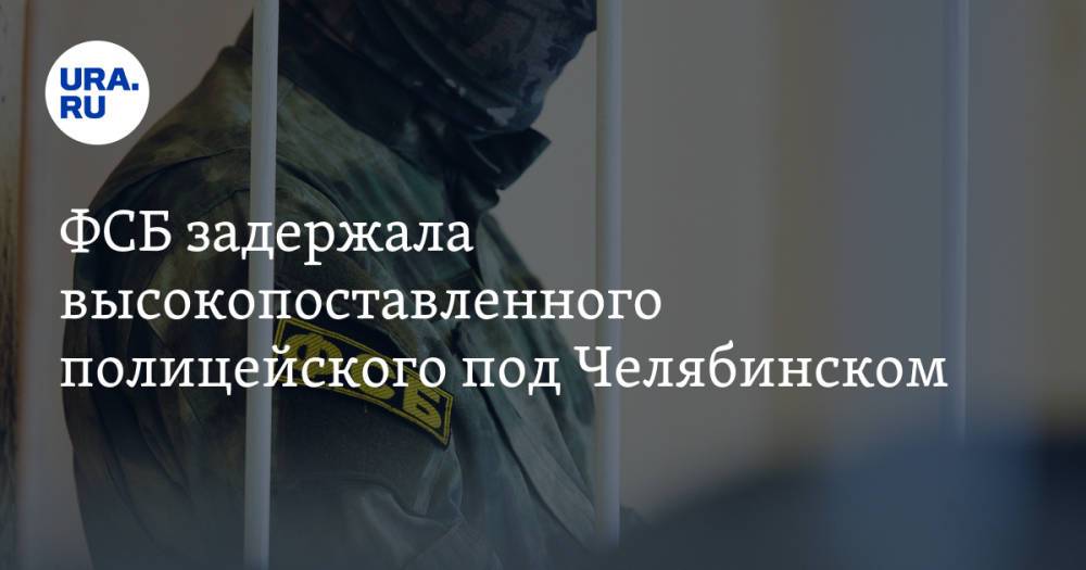 ФСБ задержала высокопоставленного полицейского под Челябинском