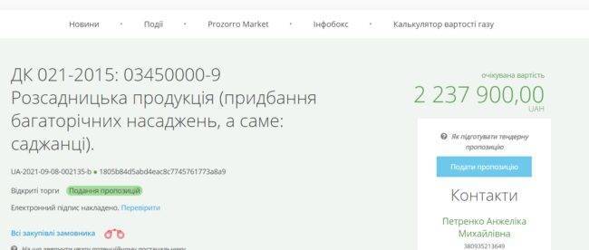Одессу озеленят на 2,2 миллиона гривен