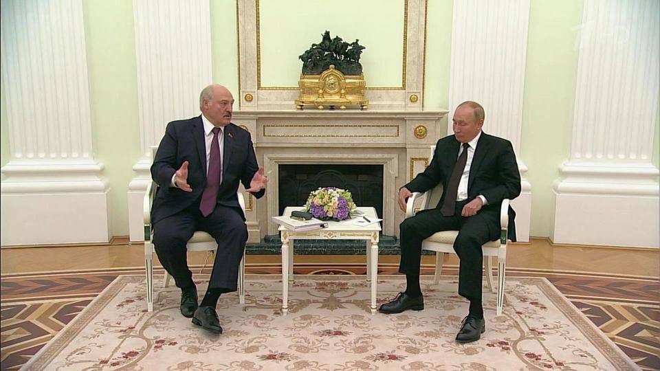 Российско-белорусские переговоры на высшем уровне состоялись в Кремле