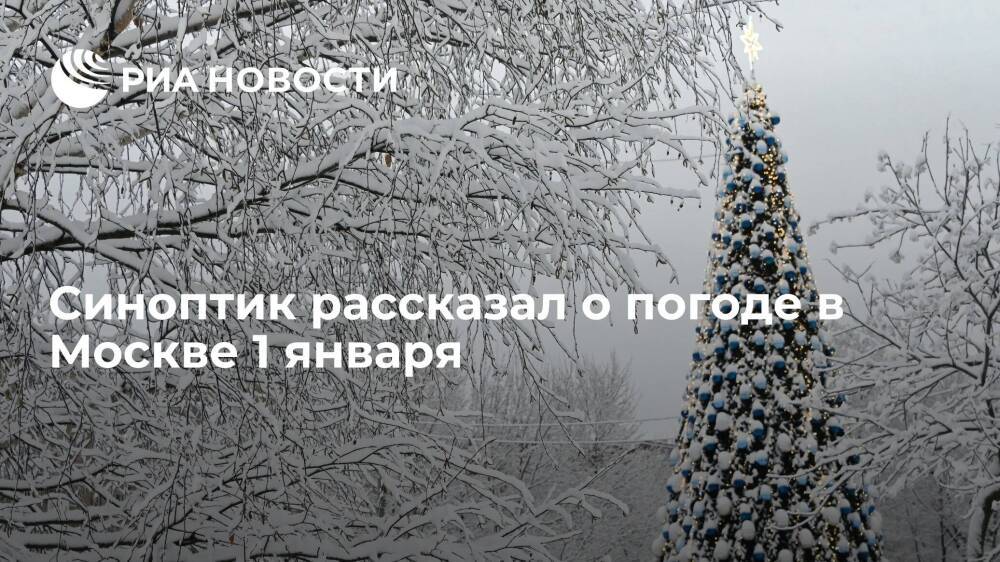 В Москве 1 января ожидают мокрый снег и нулевую температуру