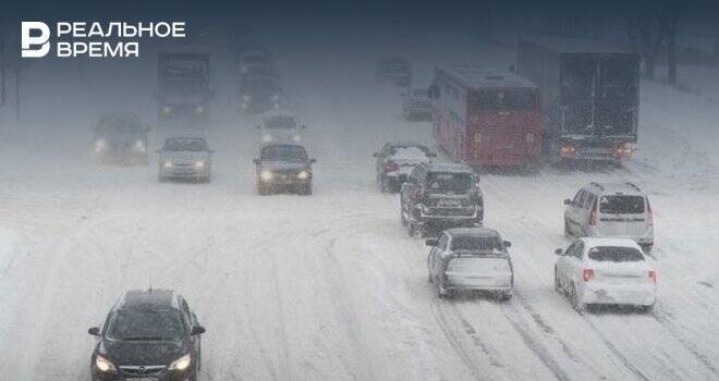 Завтра в Татарстане ожидается метель и сильный снег