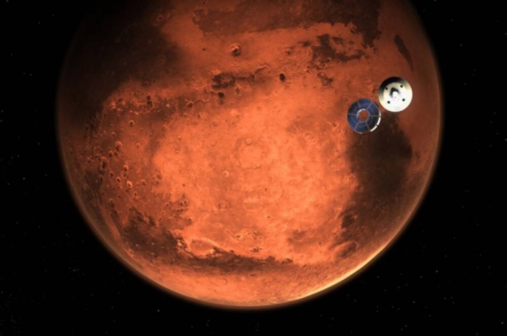 Китай показал новые снимки с Марса, сделанные зондом