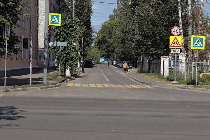 В Брянске отремонтировали по нацпроекту дороги к социальным объектам