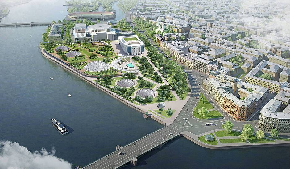 Владимир Путин отменил строительство парка «Тучков буян» в Петербурге. Там построят судебный квартал