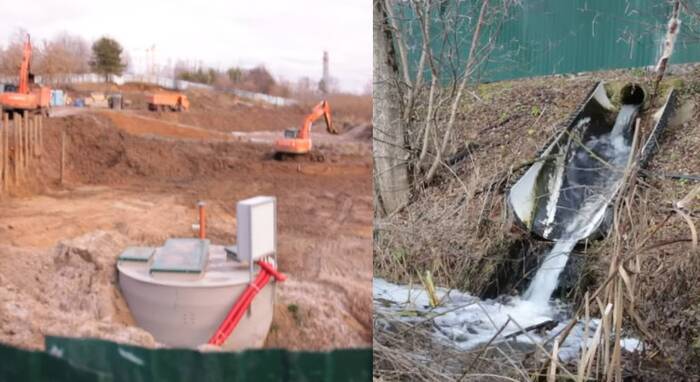 «Экорейд»: в Подмосковной Рублевке разворачиваетсся экологическая катастрофа из-зи незаконного слива канализационных стоков