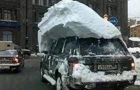 Россиянам придется платить за снег на машинах