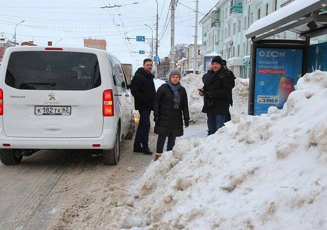Сорокина посетила неочищенные от снега улицы Рязани по «списку из соцсетей»