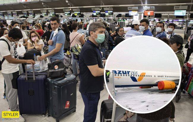 В аэропорту «Борисполь» застряли полтысячи туристов, которые должны были лететь на отдых