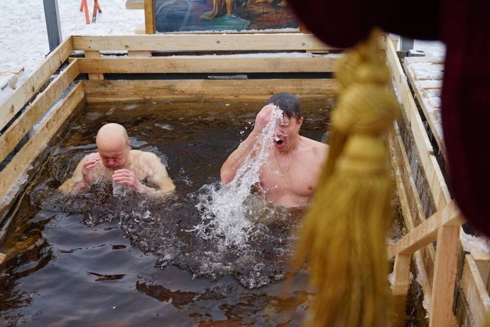 Места для купания в Крещение выбрали в Выборгском и Волховском районах