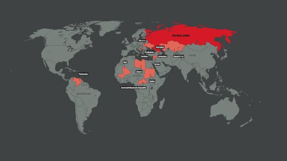 «НАТО отступает под натиском мира Путина»: Bild составил атлас военных интервенций России в 50 странах