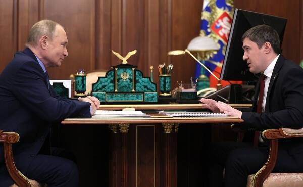 Махонин рассказал Путину о том, что сделают в Перми к 300-летию города