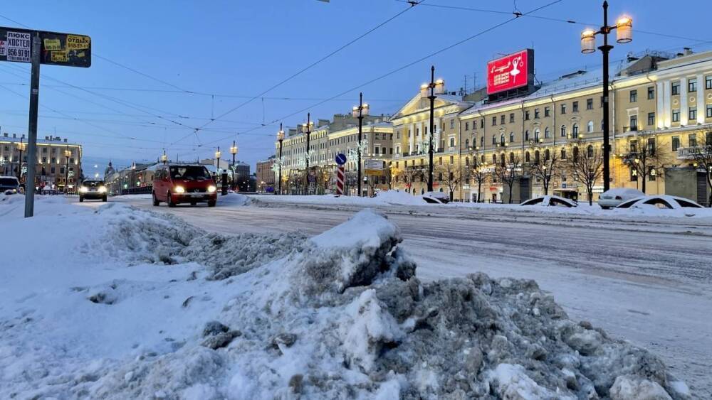Жители Петербурга показали фотографии опасного «катка» перед детской поликлиникой