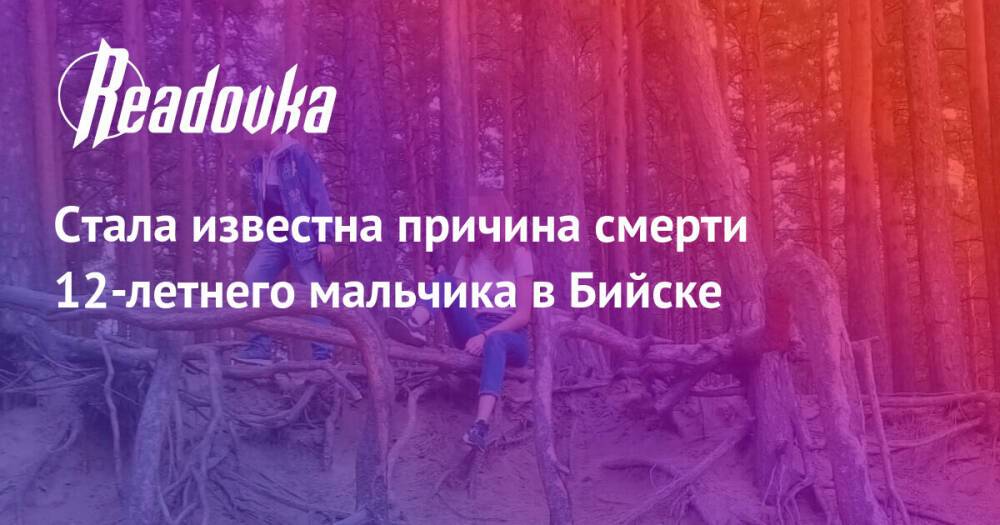 Стала известна причина смерти 12-летнего мальчика в Бийске