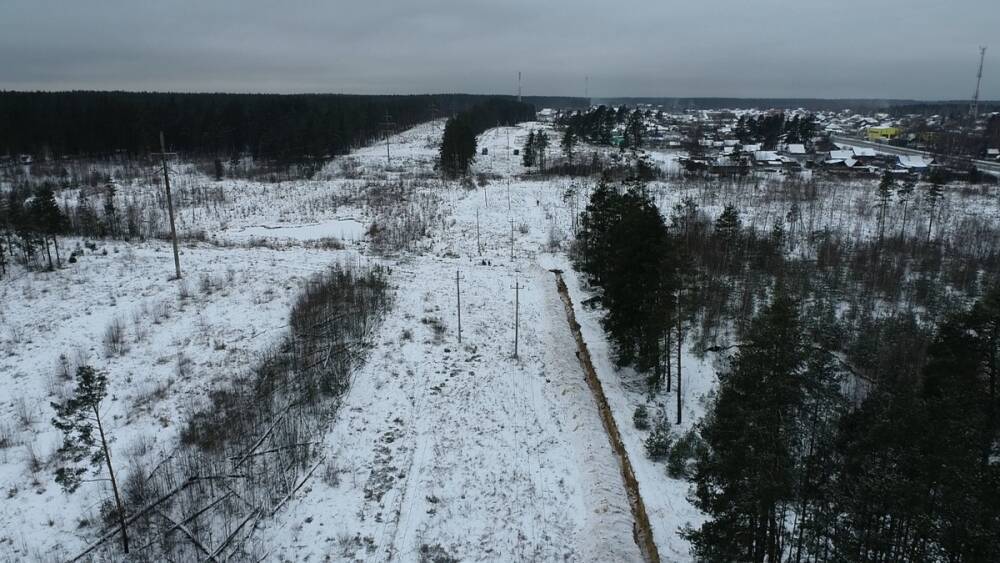 Первый участок газопровода до поселка Пыра построен в Дзержинске