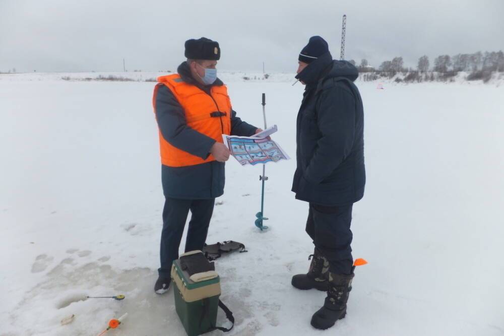 Сведения о толщине льда на водоемах Смоленской области