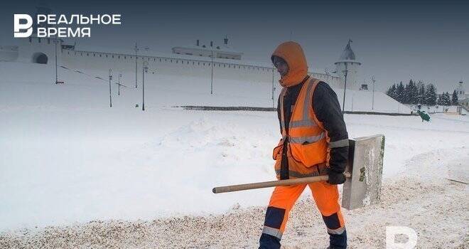 Более 17 тысяч тонн снега вывезли с улиц Казани за сутки