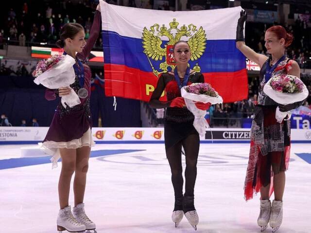 Российские фигуристы выиграли все золото на чемпионате Европы