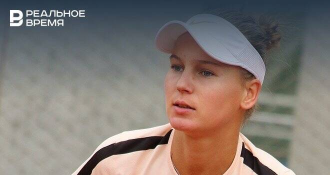 Уроженка Казани Вероника Кудерметова пробилась во второй круг Australian Open