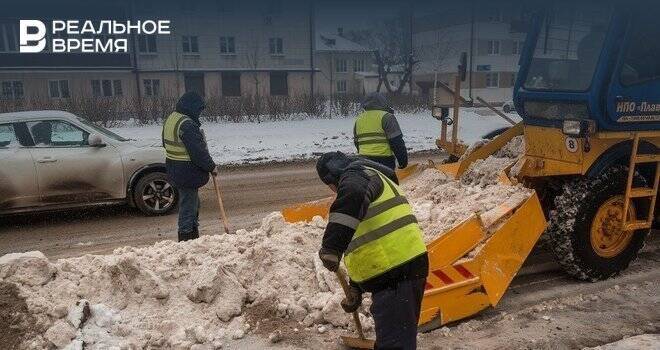Мэр Челнов об уборке снега: интенсивность работ должна быть выше