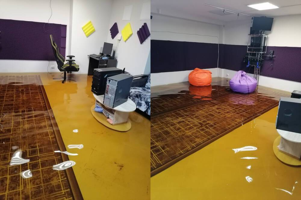 Кругом вода: клуб виртуальной реальности в городе Карелии затопило