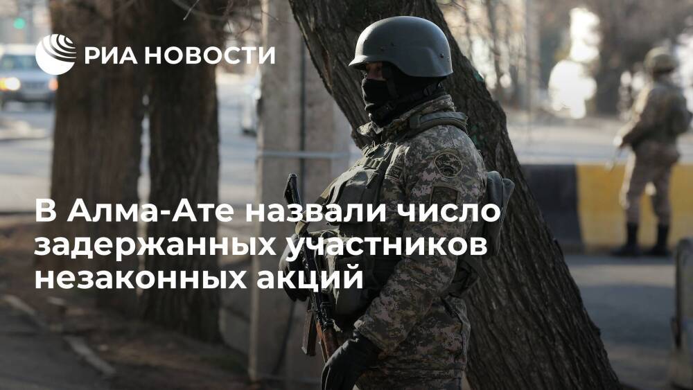 В Алма-Ате задержали более 2,7 тысячи мародеров и участников незаконных акций