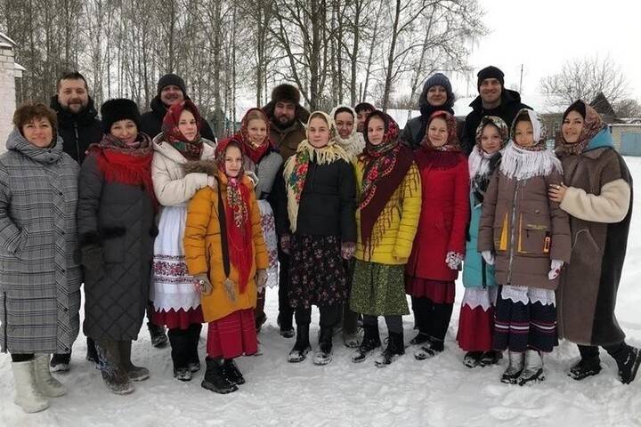 В Брянской области реконструировали зимние народные обряды