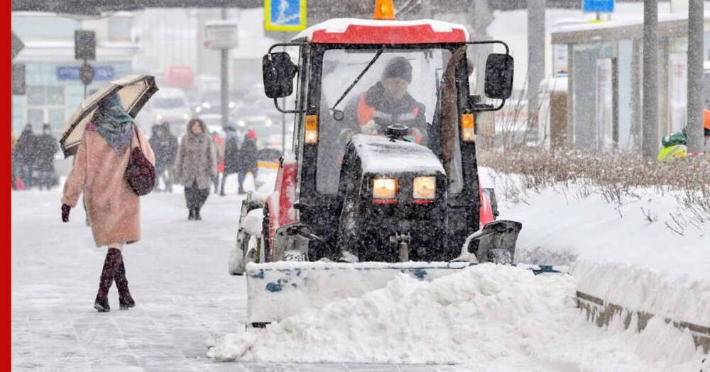 В Москве выпало около 80% климатической нормы снега
