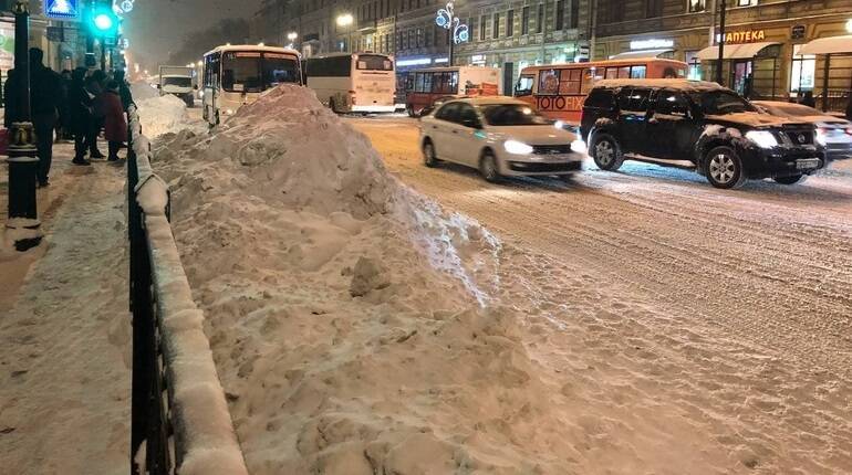 Заксобрание создаст карту по уборке снега в Петербурге и расскажет, кто виноват в обледеневших дорогах