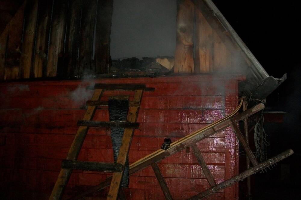 В Иванове возгорание бани тушили 11 пожарных