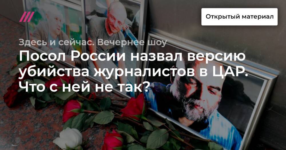 Посол России назвал версию убийства журналистов в ЦАР. Что с ней не так?